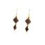 Square & Diamond Shaped Beaded Earrings