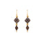 Square & Diamond Shaped Beaded Earrings